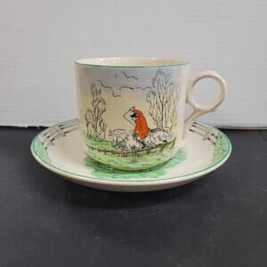 Hunter cup saucer Burleigh Davenport Oversized Mug and Saucer